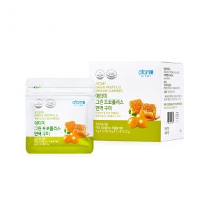 Иммунные жевательные конфеты с прополисом Atomy Green Propolis Immune Gummies 120 штук