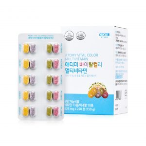 Мультивитамины цветная еда Atomy Vital Color Multivitamin 240 шт.